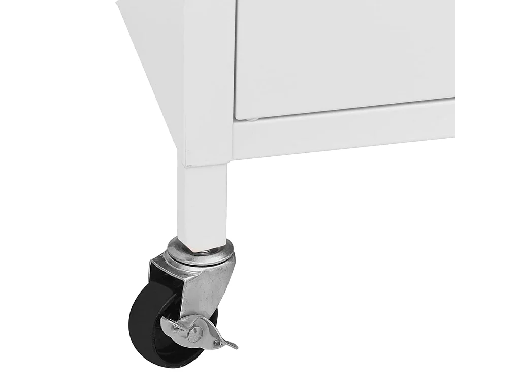 Armoire de rangement Blanc 60x35x56 cm Acier