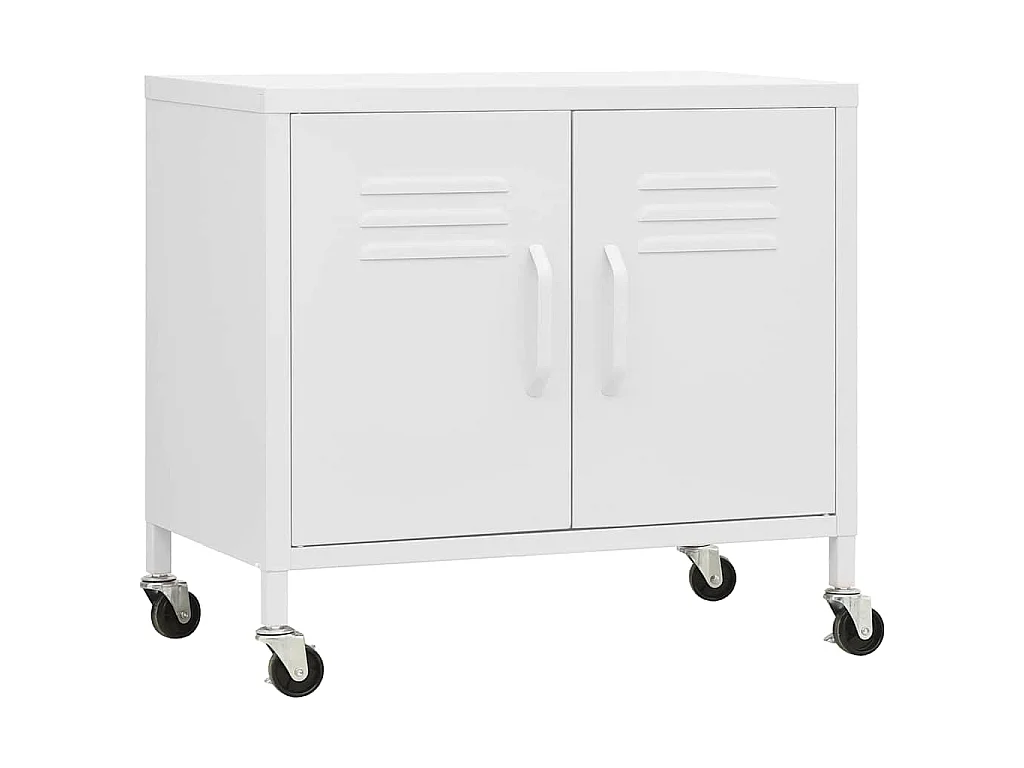 Armoire de rangement Blanc 60x35x56 cm Acier