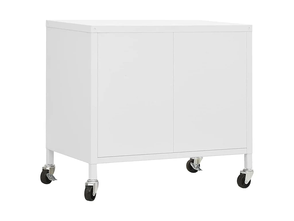 Armoire de rangement Blanc 60x35x56 cm Acier
