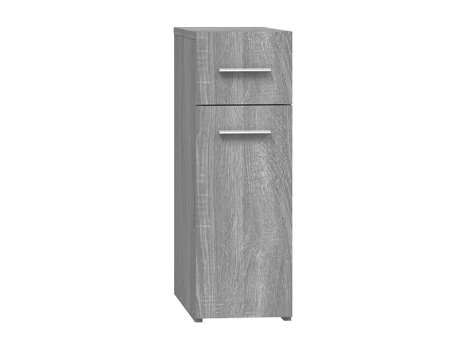 Apothekerskast 20x45,5x60 cm bewerkt hout grijs sonoma eiken