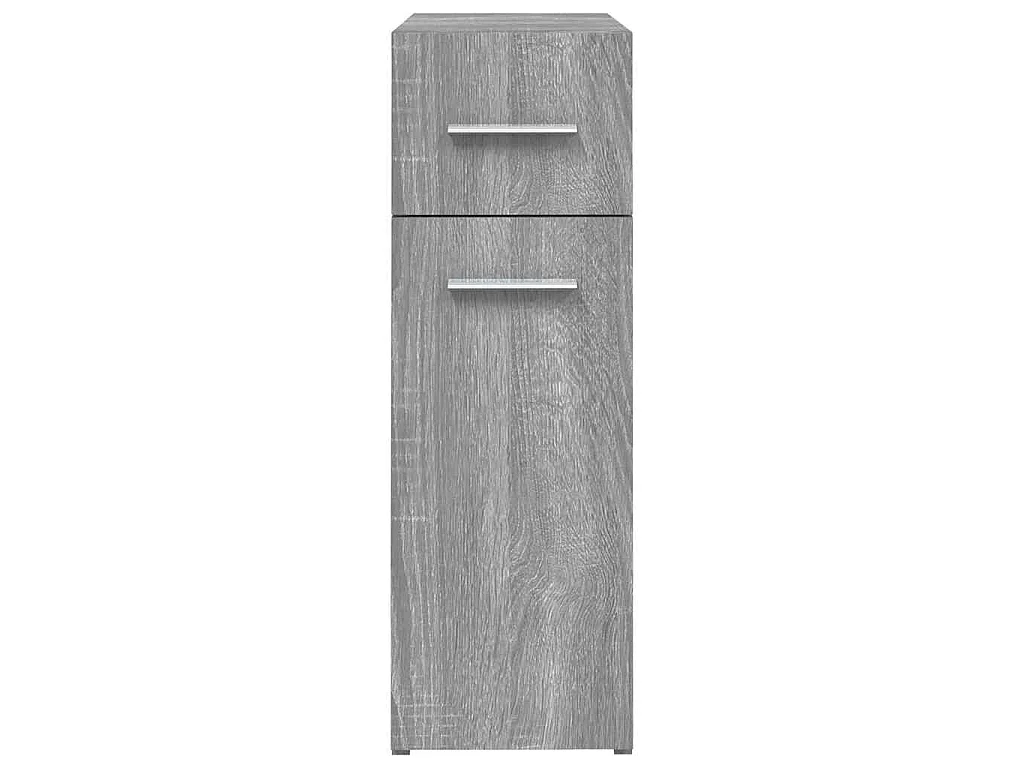 Apothekerskast 20x45,5x60 cm bewerkt hout grijs sonoma eiken
