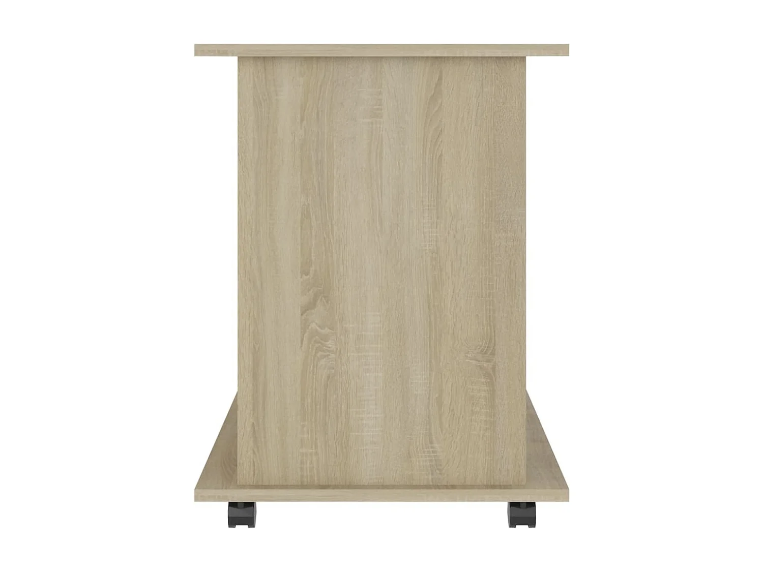 Armoire à roulettes Chêne sonoma 60x45x60 cm Bois d’ingénierie