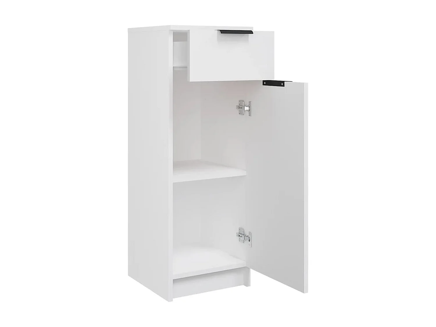 Armoire de salle de bain blanc 32x33,5x90 cm bois d'ingénierie