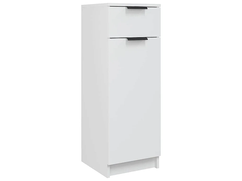 Armoire de salle de bain blanc 32x33,5x90 cm bois d'ingénierie