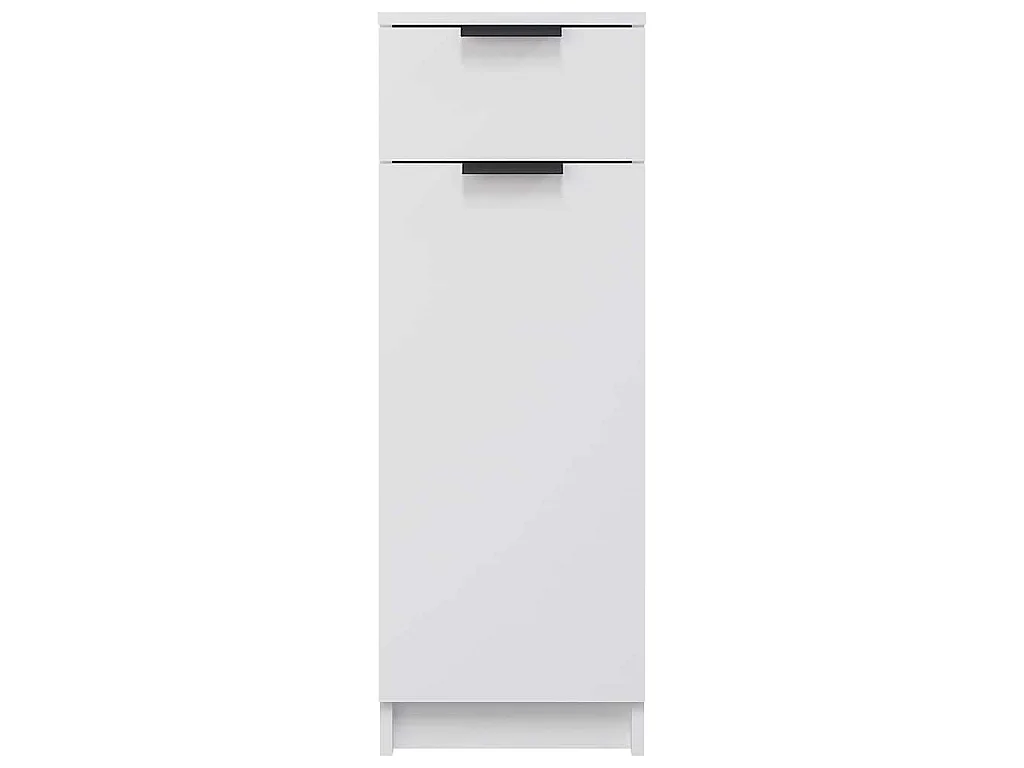 Armoire de salle de bain blanc 32x33,5x90 cm bois d'ingénierie