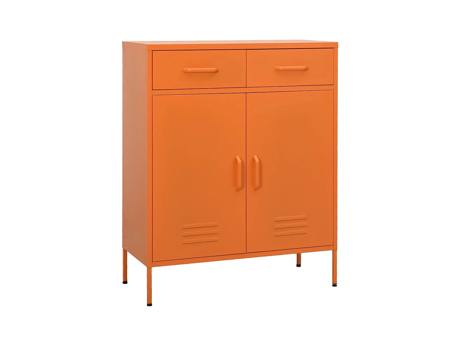 Armoire de rangement Orange 80x35x101,5 cm Acier