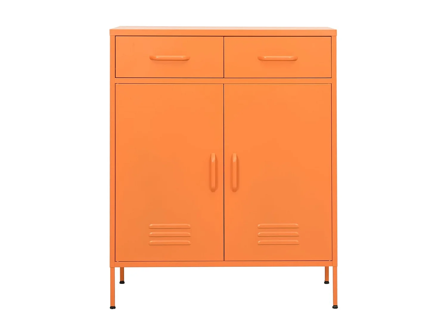 Armoire de rangement Orange 80x35x101,5 cm Acier