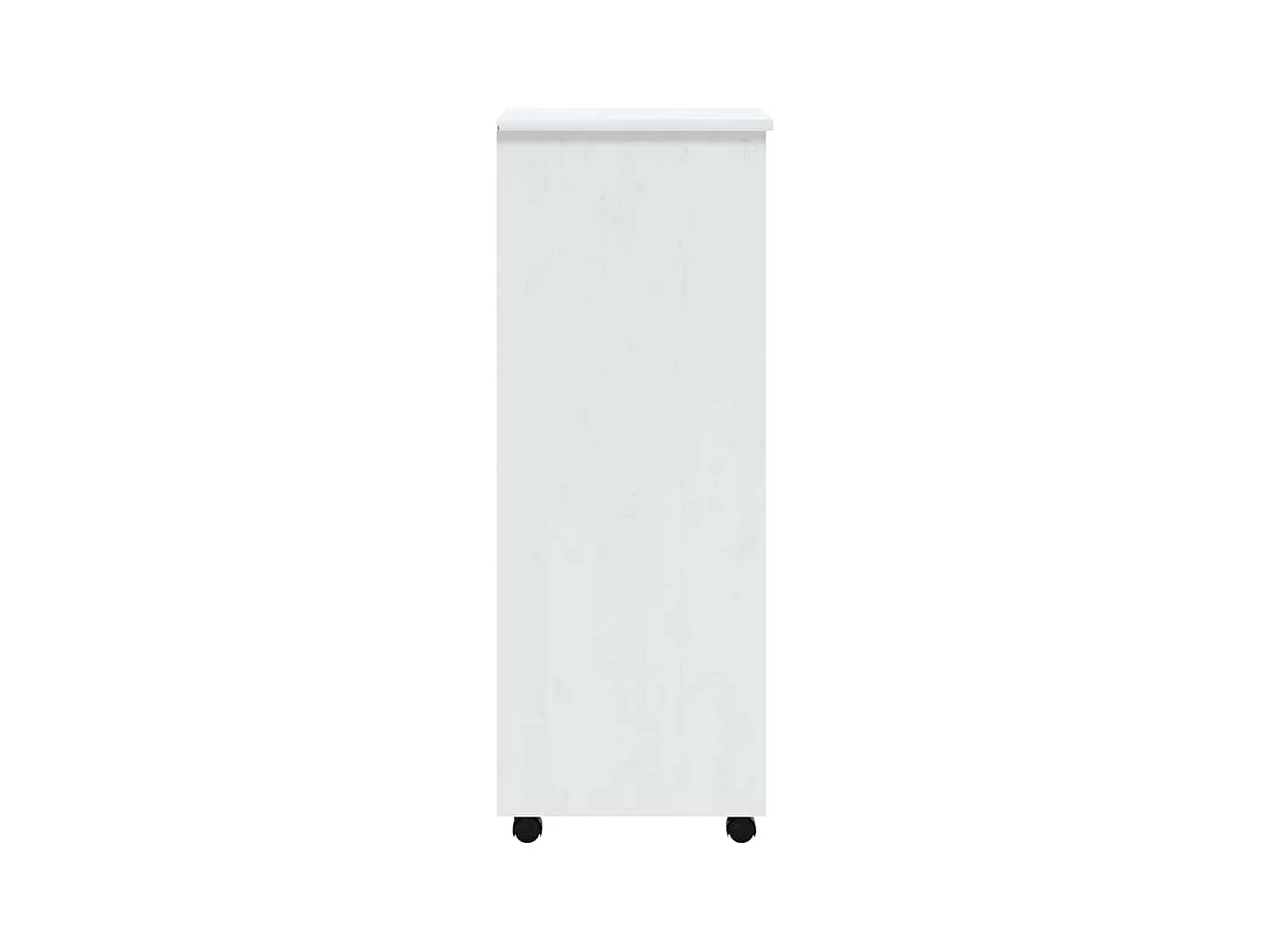 Armadietto Rotante con Cassetti MOSS Bianco Legno Massello Pino