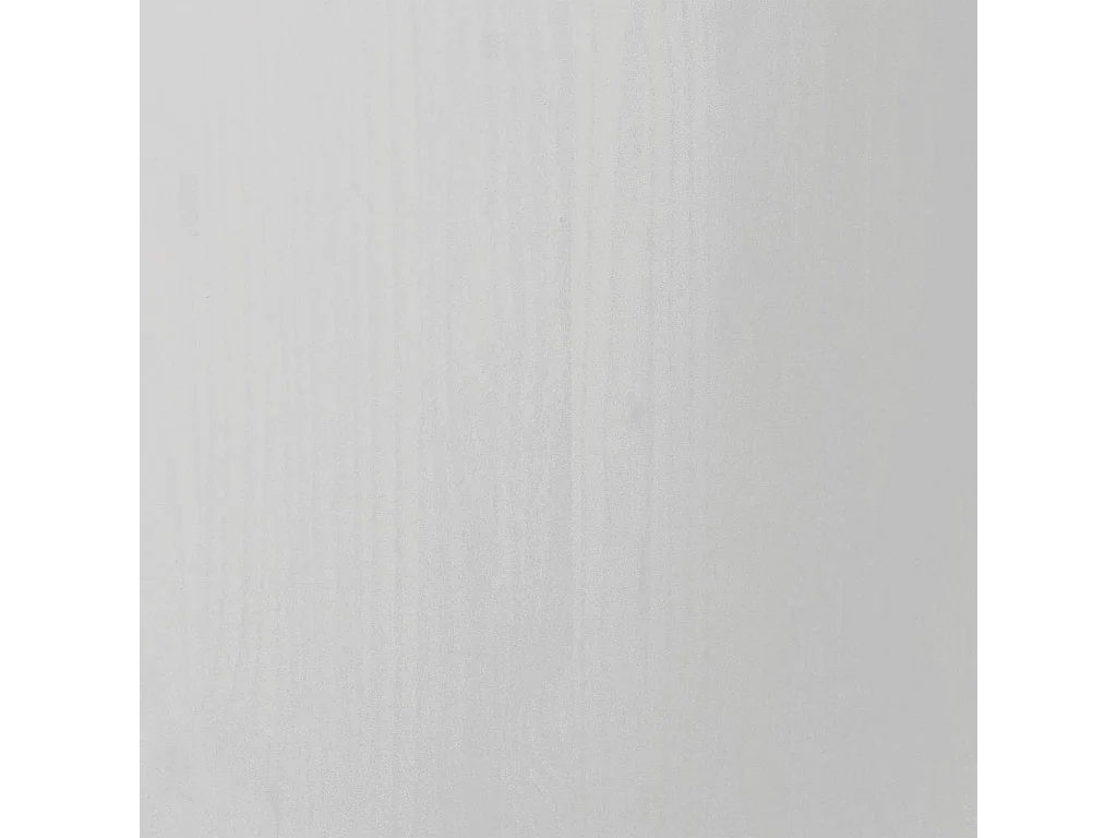 Armoire roulante avec tiroirs MOSS blanc bois de pin solide