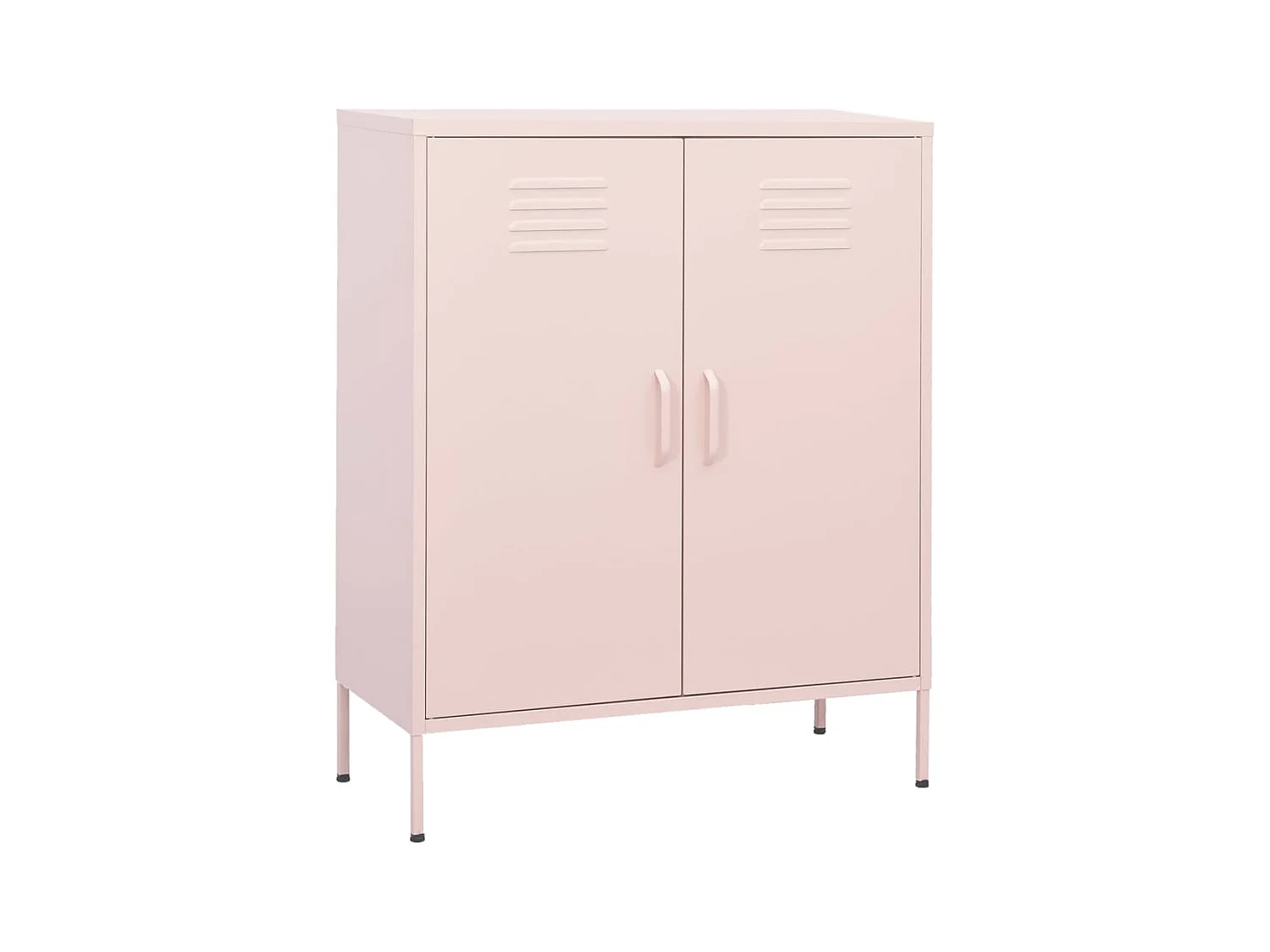 Armoire de rangement Rose 80x35x101,5 cm Acier
