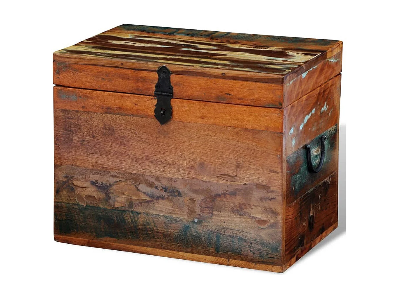 Boîtes de rangement Bois massif de récupération