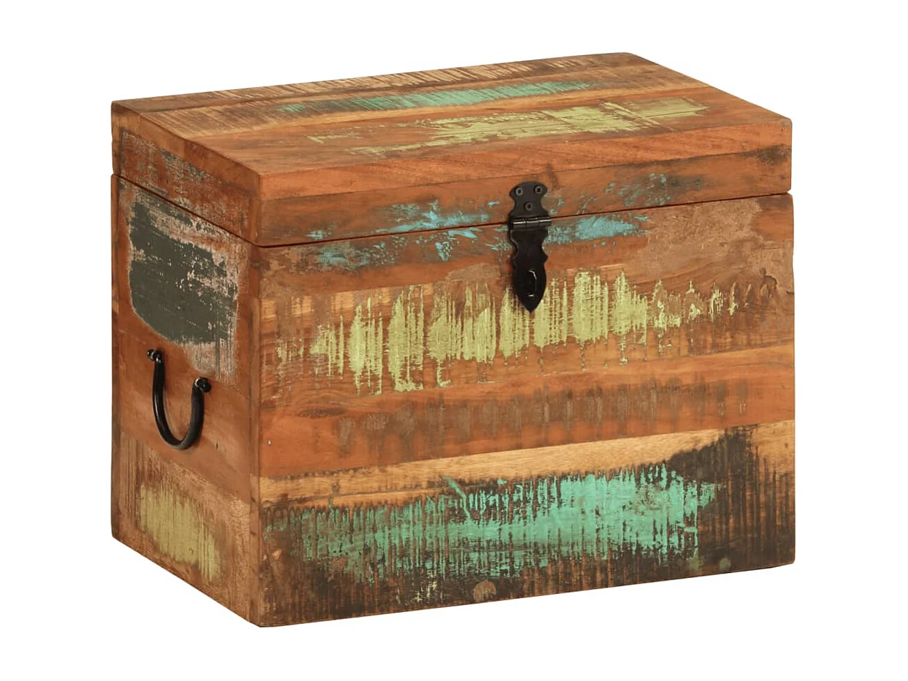 Boîtes de rangement Bois massif de récupération