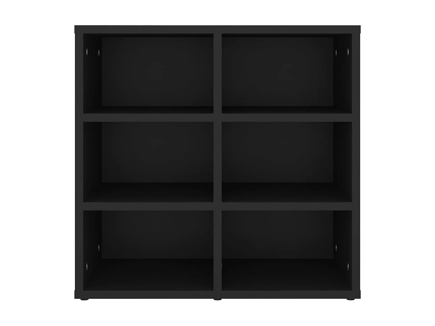 Armoire à chaussures noir 52,5x30x50 cm