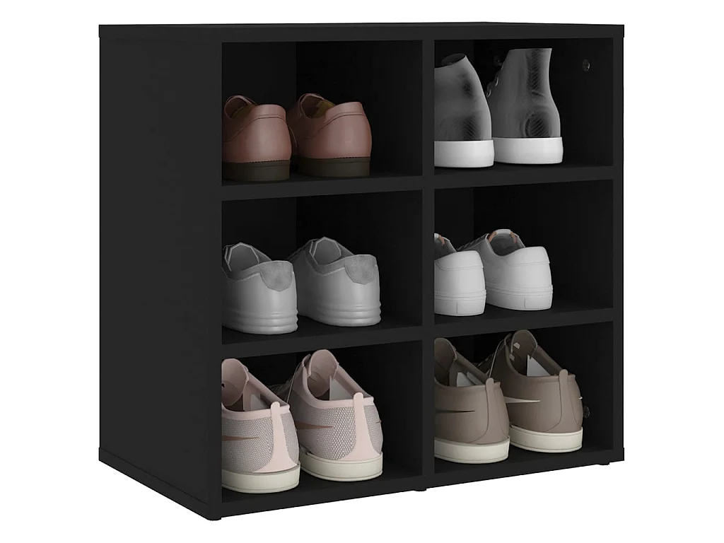 Sapateira 52,5x30x50 cm preto