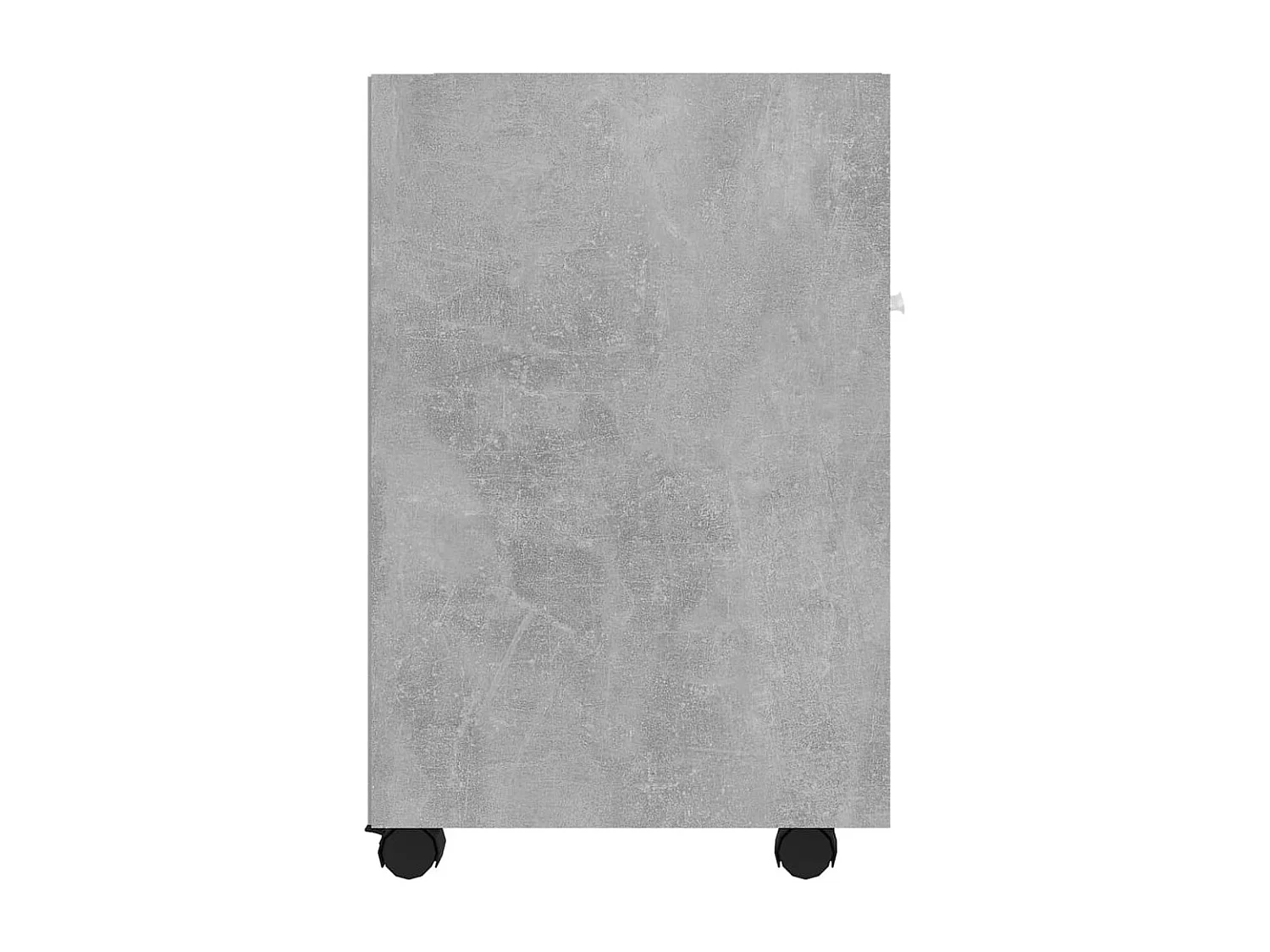 Armoire latérale et roues Gris béton 33x38x60cm Bois ingénierie