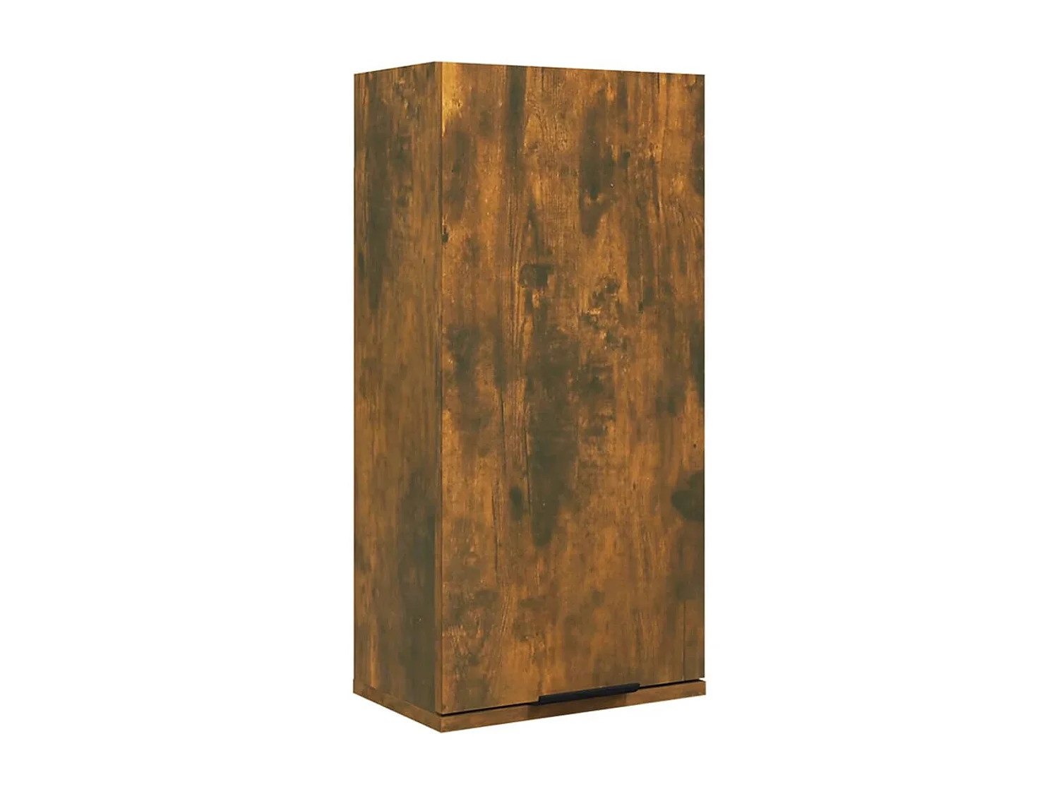 Badkamerkast wandgemonteerd 32x20x67 cm gerookt eikenkleurig