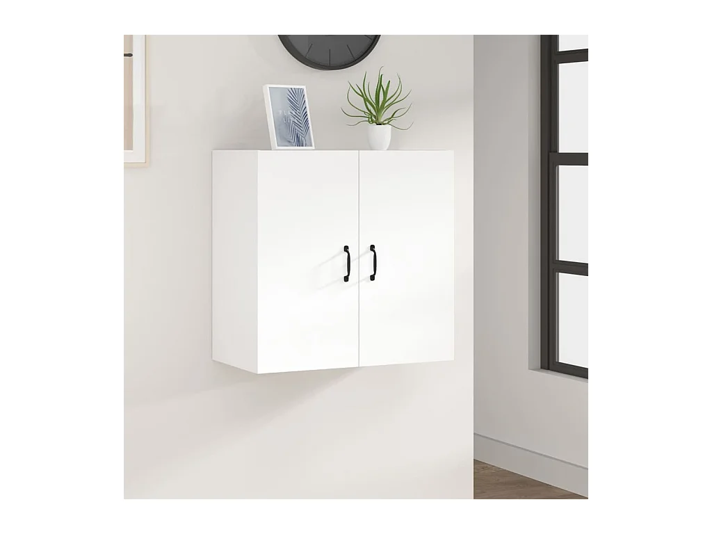 Armoire murale Blanc 60x31x60 cm Bois d'ingénierie