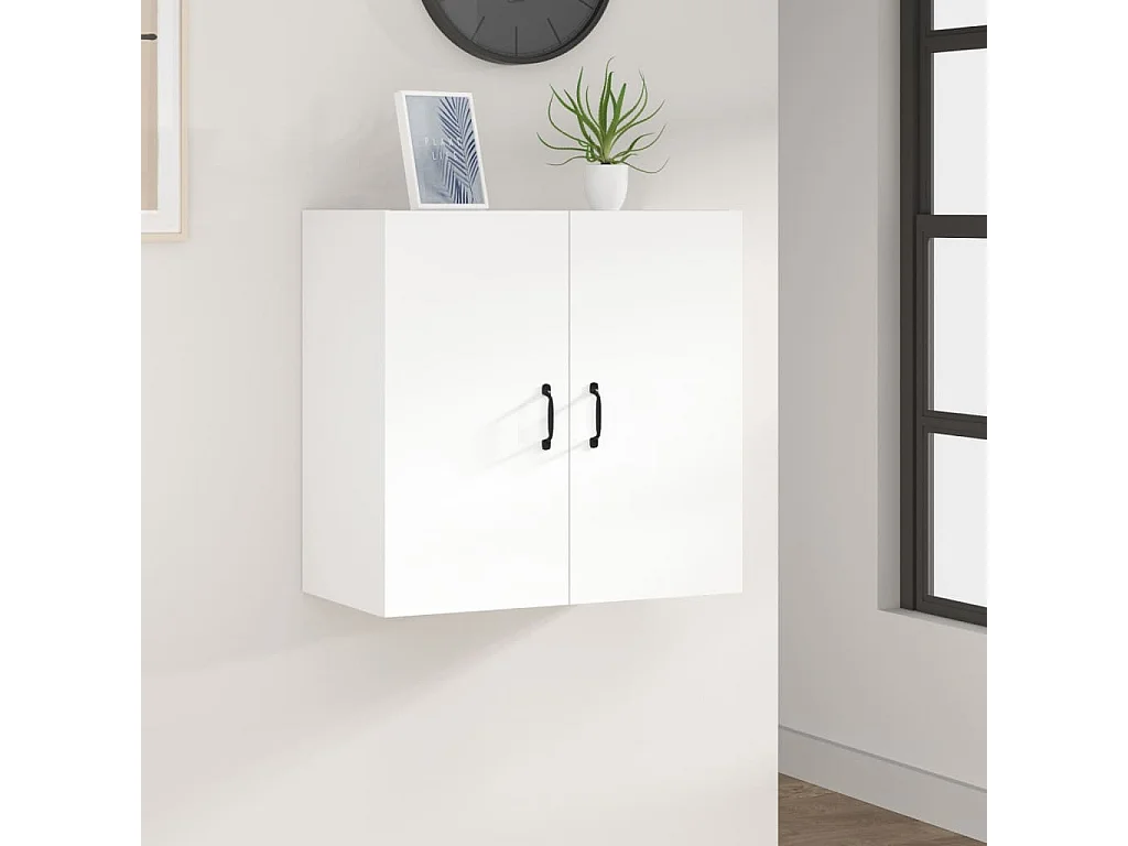 Armoire murale Blanc 60x31x60 cm Bois d'ingénierie