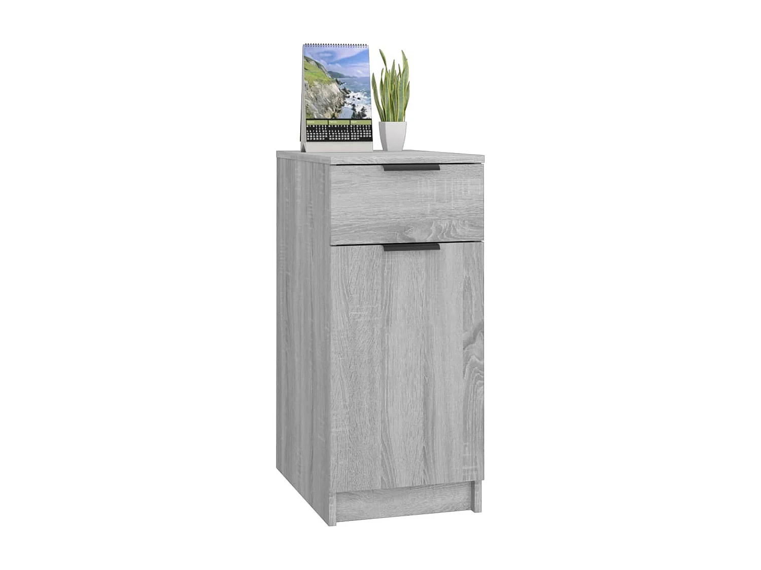 Armoire de bureau Sonoma gris 33,5x50x75 cm Bois d'ingénierie