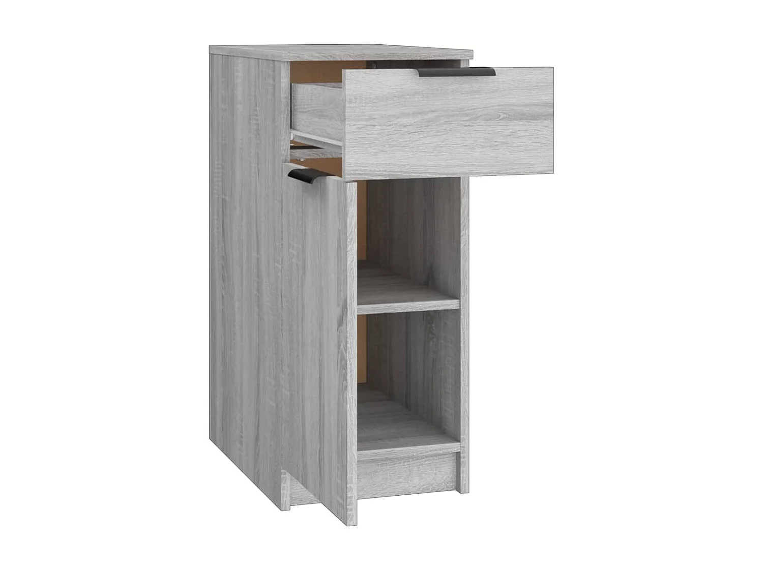 Armoire de bureau Sonoma gris 33,5x50x75 cm Bois d'ingénierie