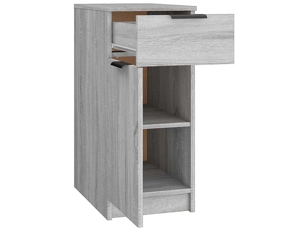 Schreibtischschrank Grau Sonoma 33,5x50x75 cm Holzwerkstoff