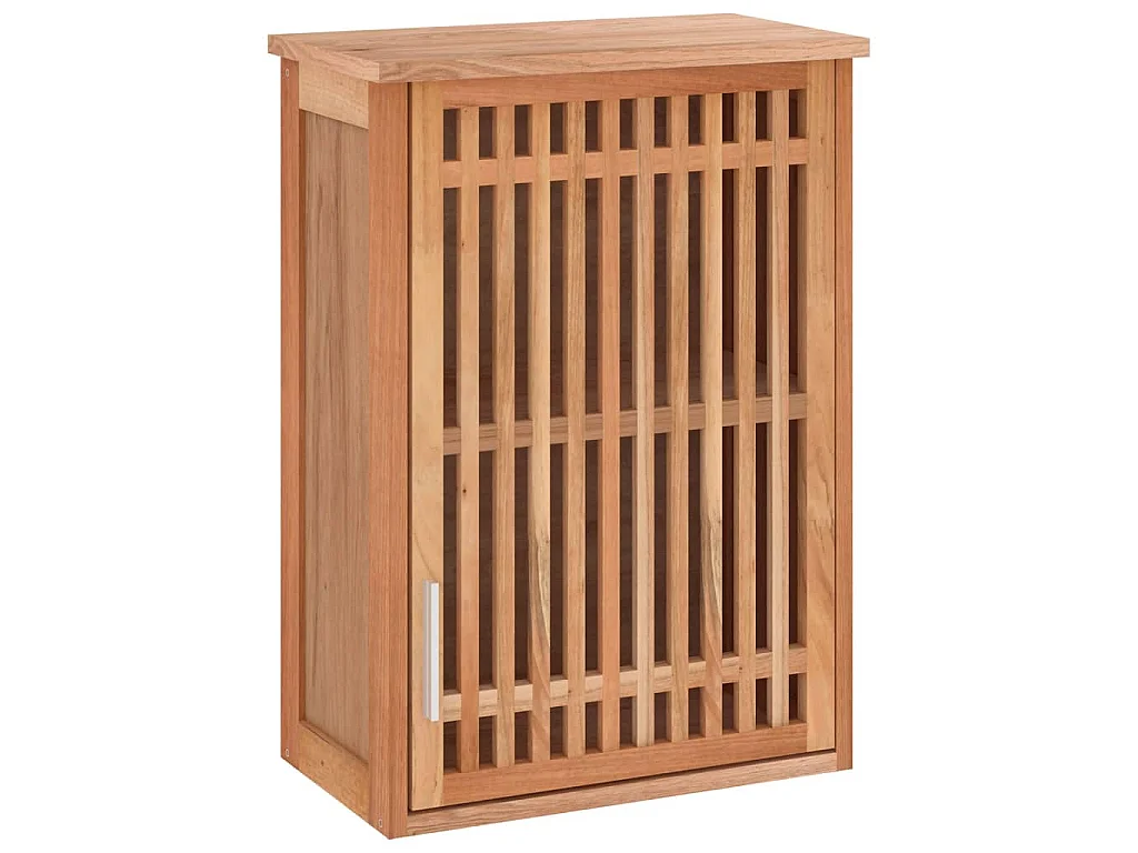 Armoire murale de salle de bain 42x23x60cm Bois massif de noyer