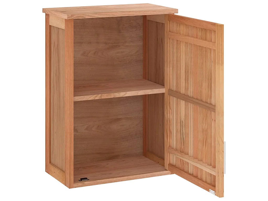 Armoire murale de salle de bain 42x23x60cm Bois massif de noyer