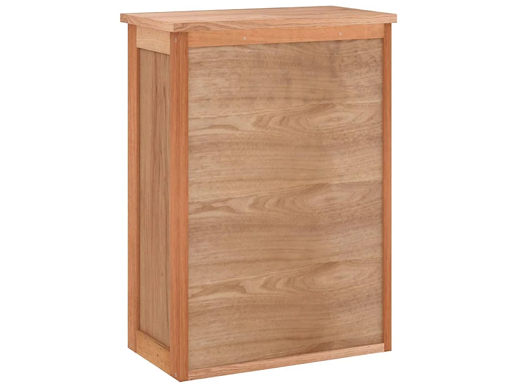 Armoire murale de salle de bain 42x23x60cm Bois massif de noyer