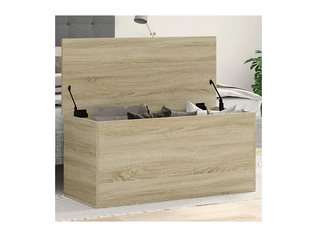 Truhe Sonoma-Eiche 100x42x46 cm Holzwerkstoff