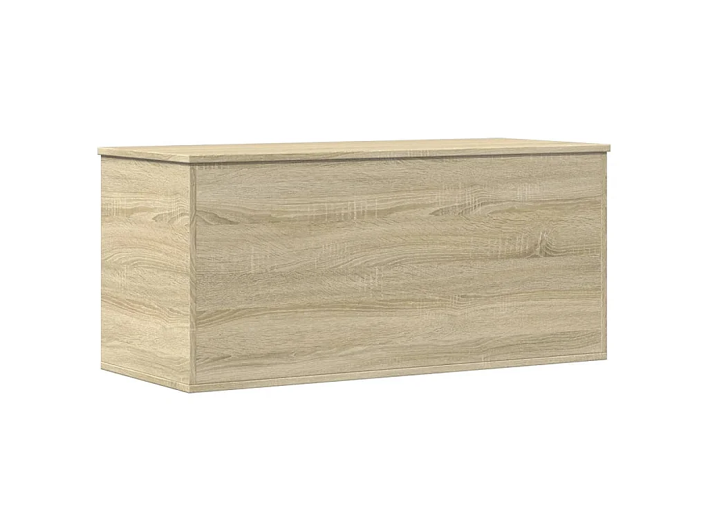 Boîte de rangement chêne sonoma 100x42x46 cm bois d'ingénierie