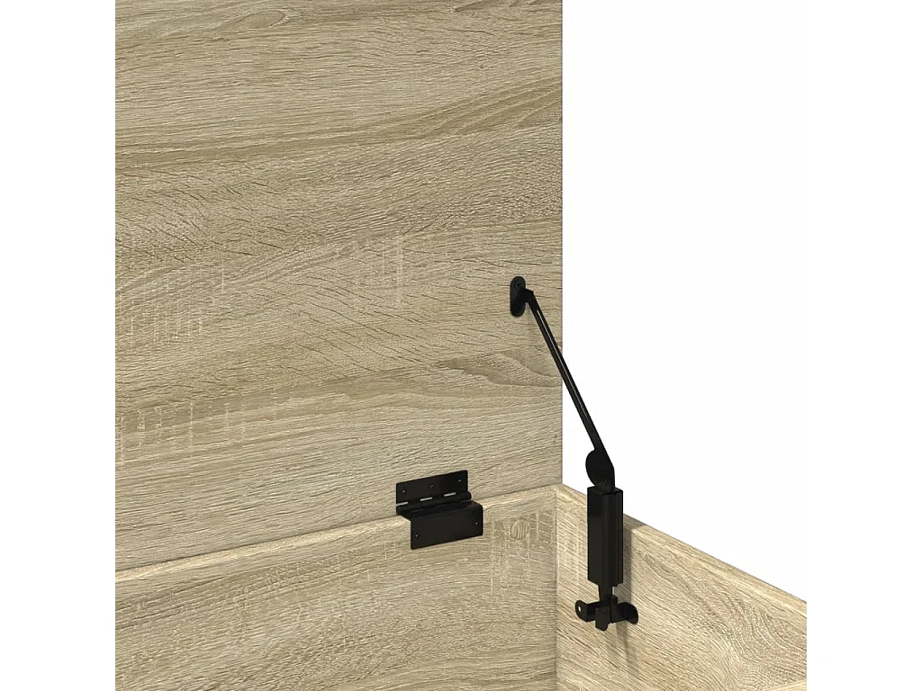 Boîte de rangement chêne sonoma 100x42x46 cm bois d'ingénierie