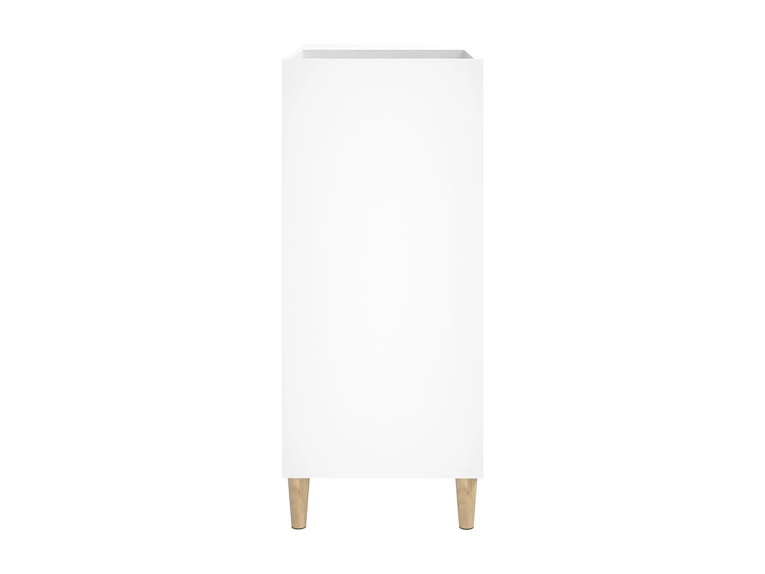 Armoire à disques blanc 84,5x38x89 cm bois d'ingénierie