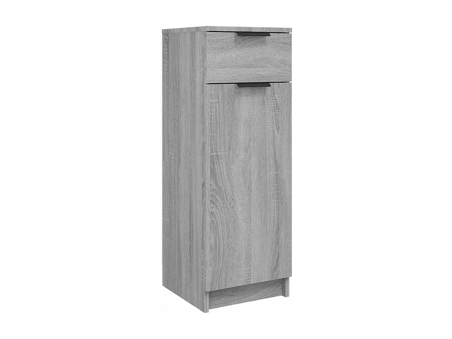 Badschrank Grau Sonoma 32x34x90 cm Holzwerkstoff