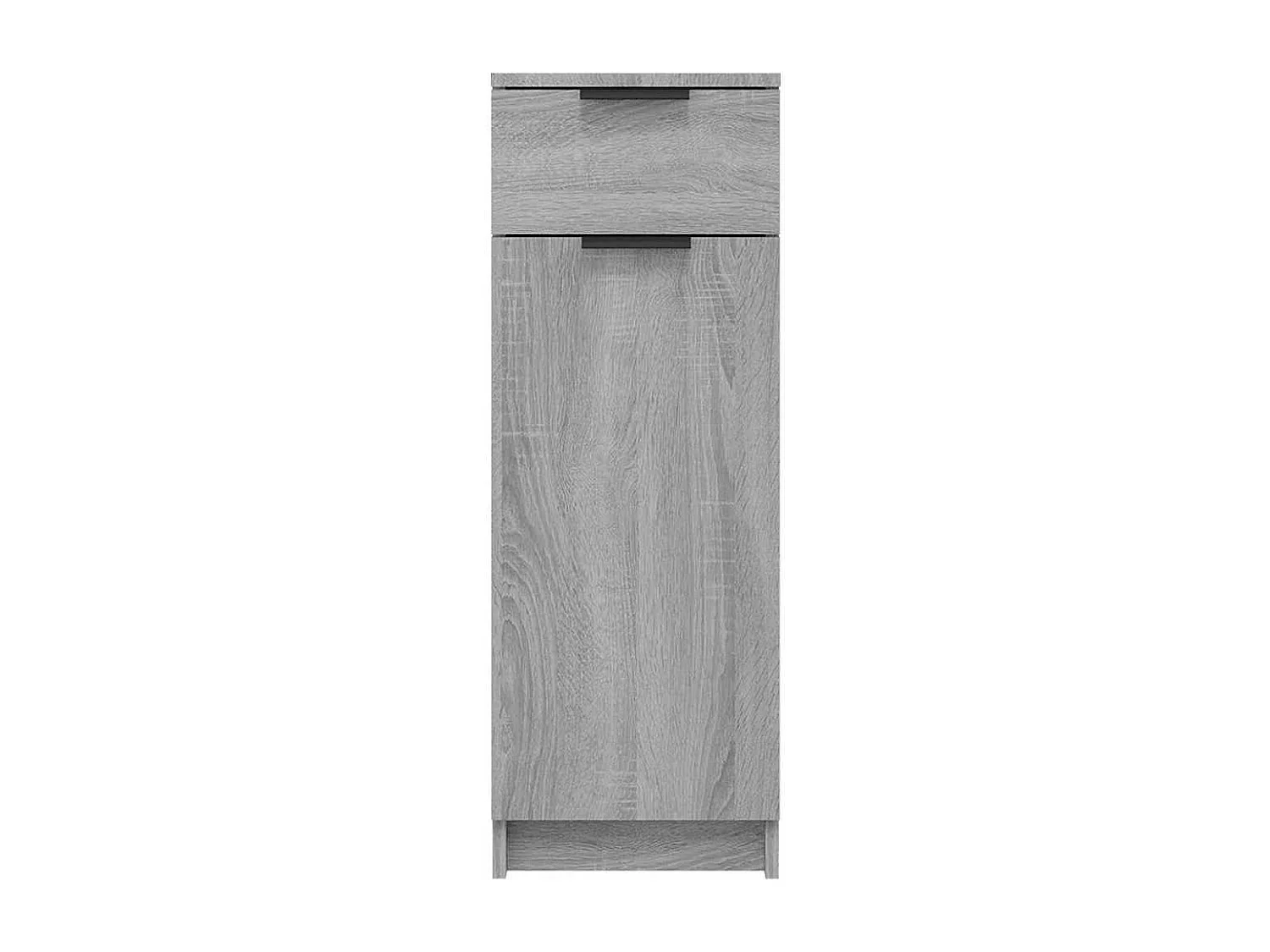 Badschrank Grau Sonoma 32x34x90 cm Holzwerkstoff
