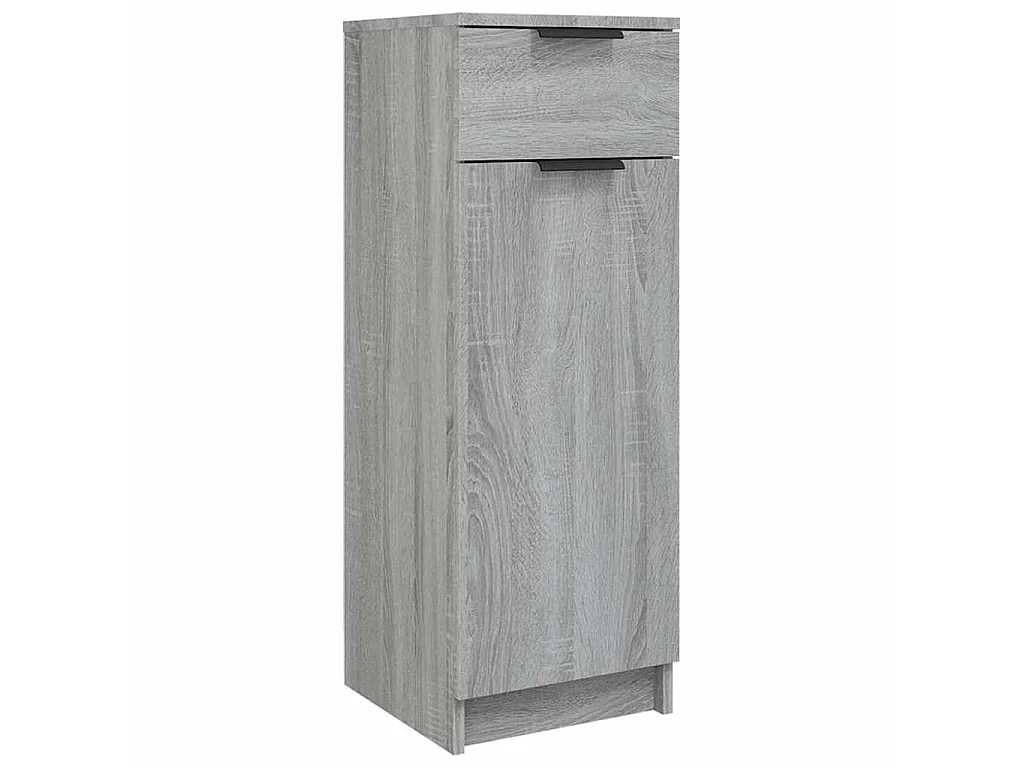 Badschrank Grau Sonoma 32x34x90 cm Holzwerkstoff