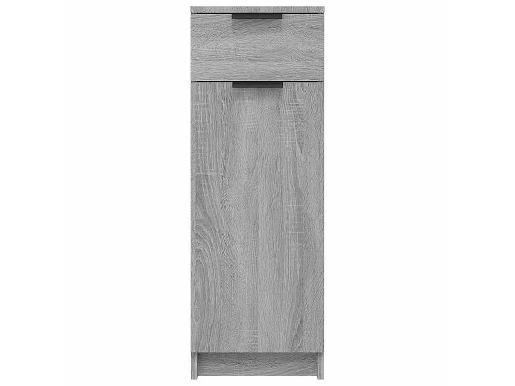 Badschrank Grau Sonoma 32x34x90 cm Holzwerkstoff