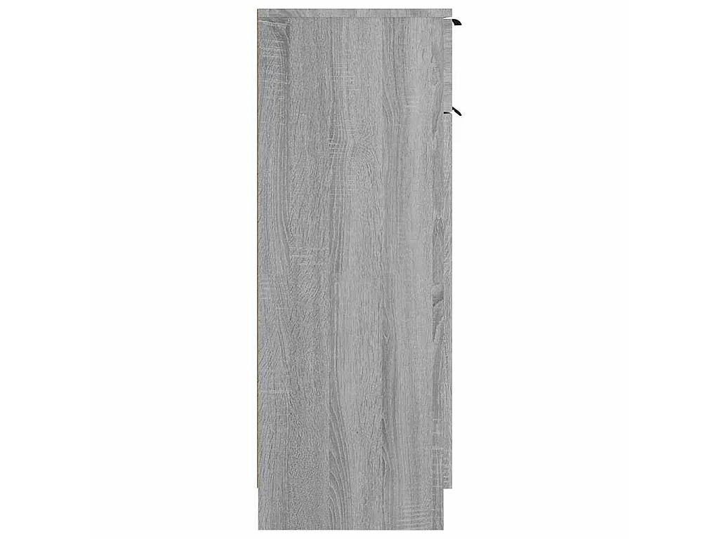 Badschrank Grau Sonoma 32x34x90 cm Holzwerkstoff