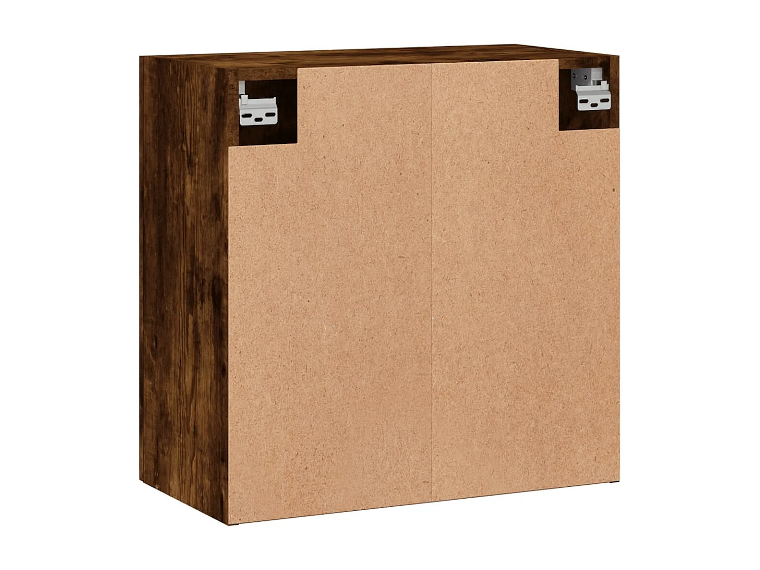 Armario de pared madera de ingeniería roble ahumado 60x31x60 cm