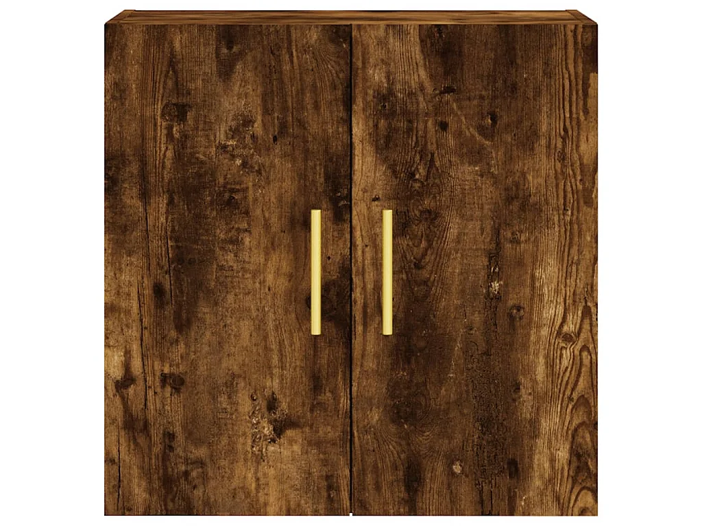 Armoire murale chêne fumé 60x31x60 cm bois d'ingénierie