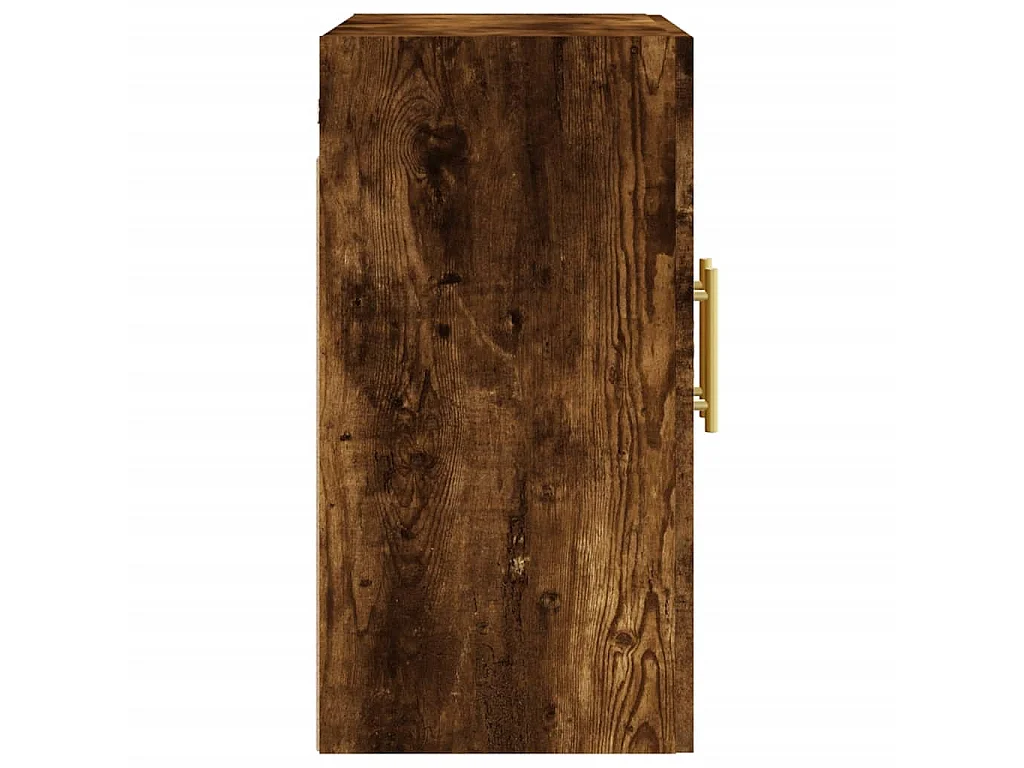 Armoire murale chêne fumé 60x31x60 cm bois d'ingénierie