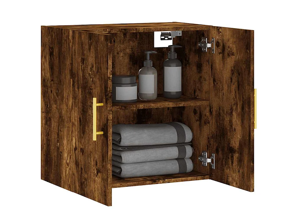 Wandschrank Räuchereiche 60x31x60 cm Holzwerkstoff
