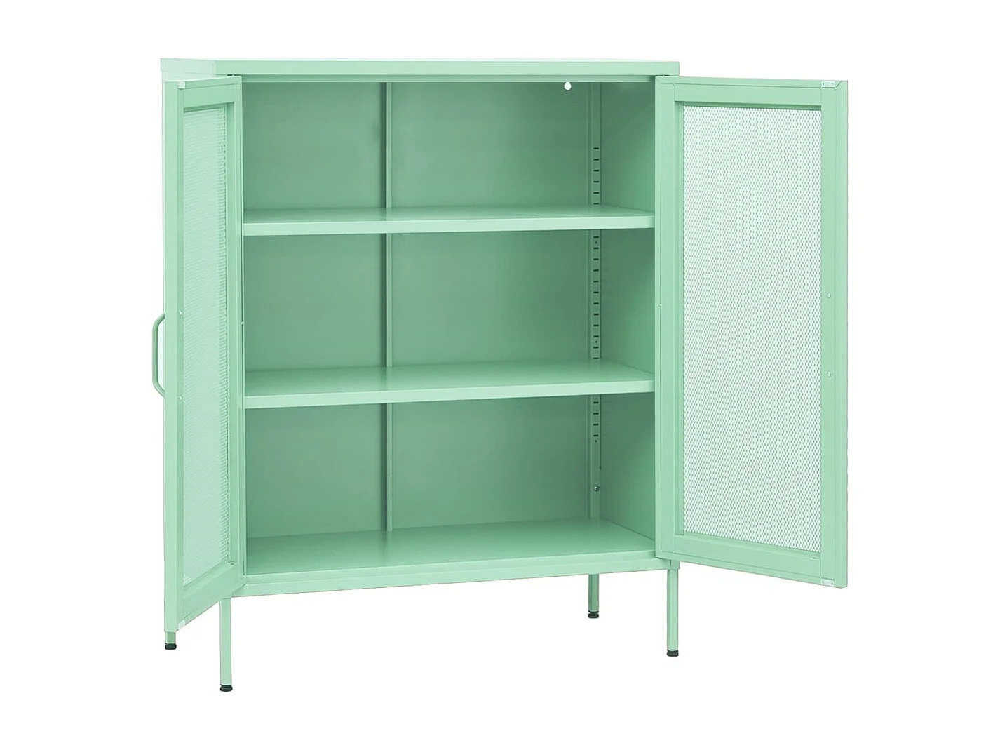 Armoire de rangement Vert menthe 80x35x101,5 cm Acier