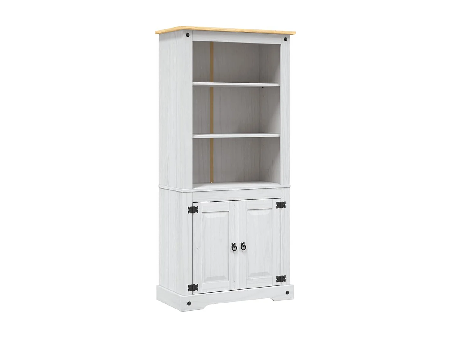 Placard Gamme Corona Pin mexicain Blanc 80x40x170 cm