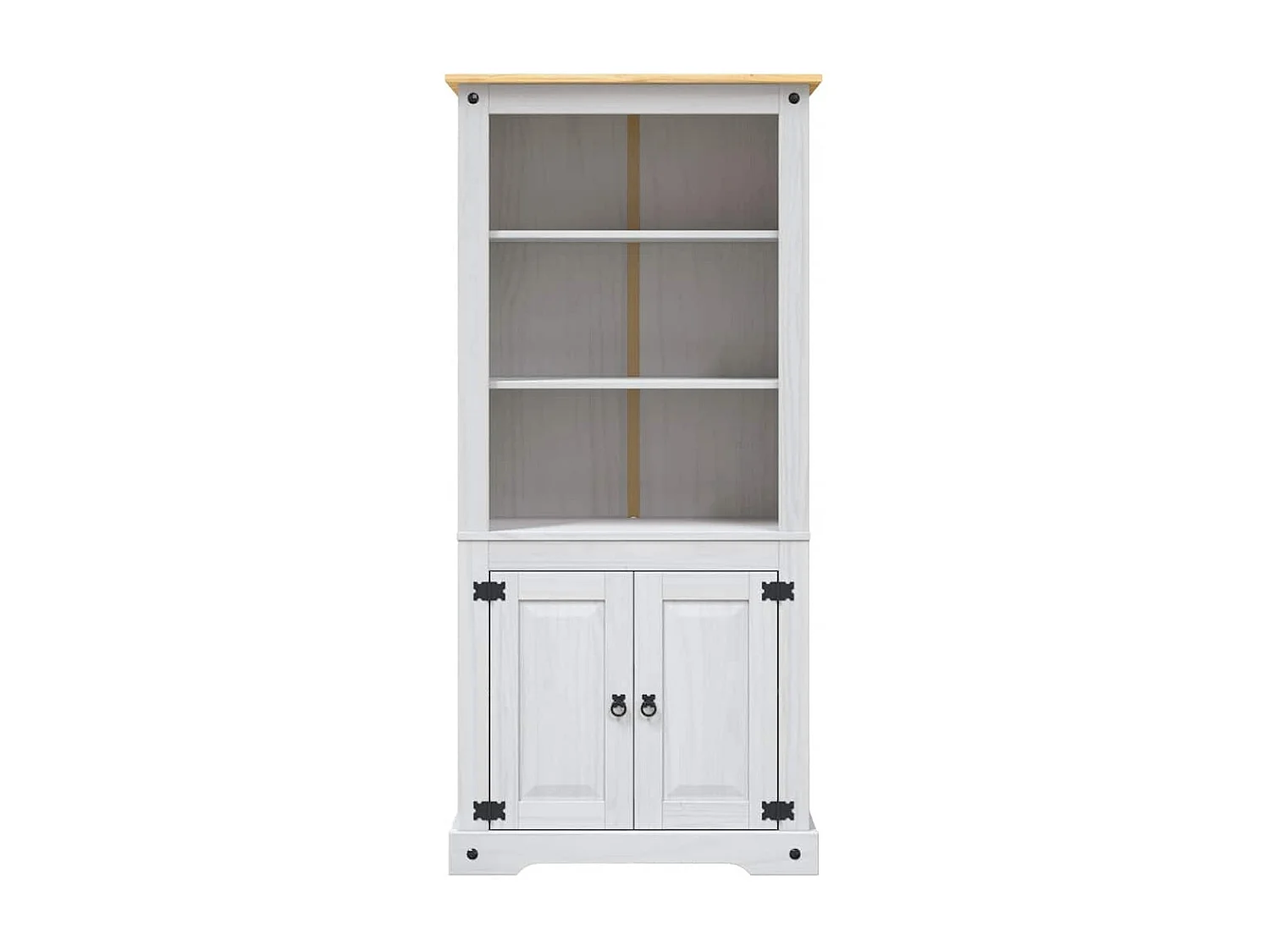 Placard Gamme Corona Pin mexicain Blanc 80x40x170 cm