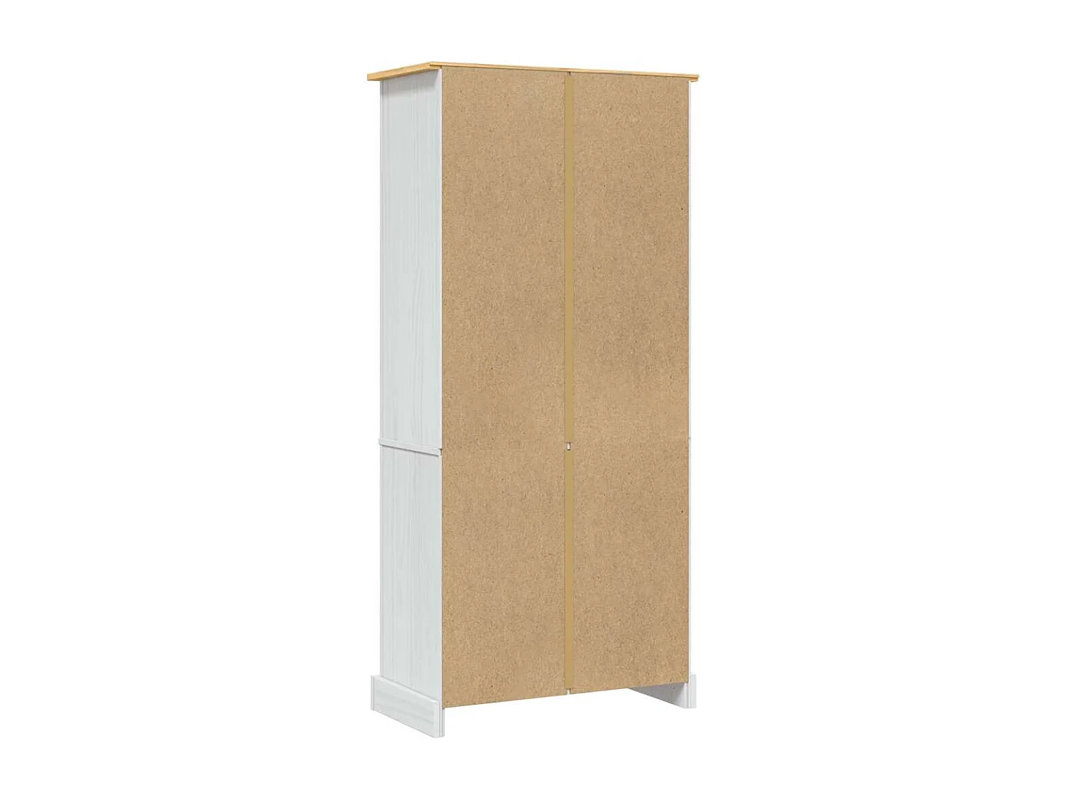 Placard Gamme Corona Pin mexicain Blanc 80x40x170 cm