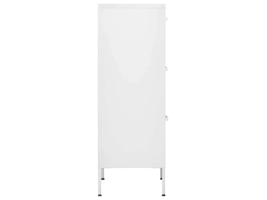 Armoire de rangement Blanc 42,5x35x101,5 cm Acier