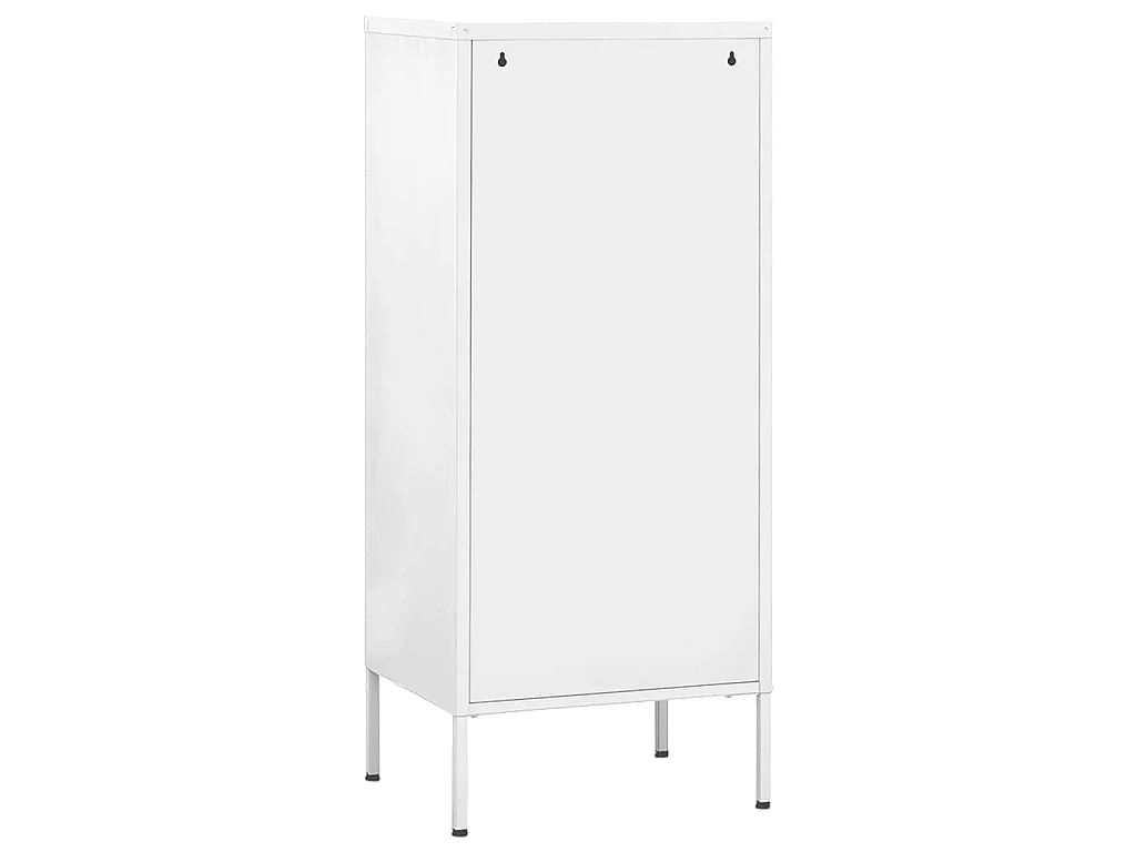 Armoire de rangement Blanc 42,5x35x101,5 cm Acier