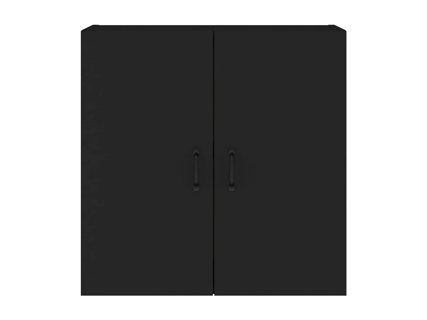 Armário parede 60x31x60 cm derivados de madeira preto