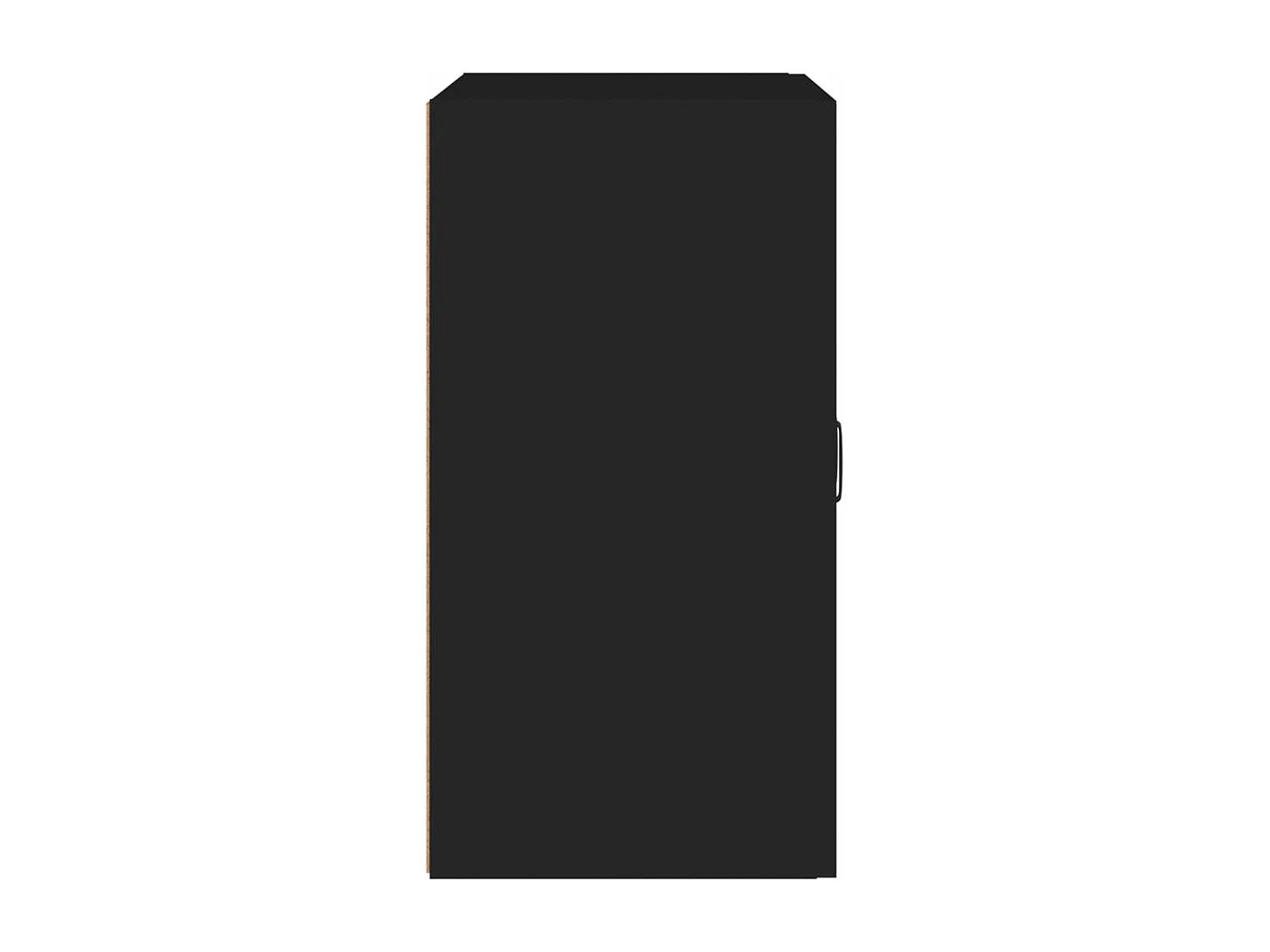 Armário parede 60x31x60 cm derivados de madeira preto