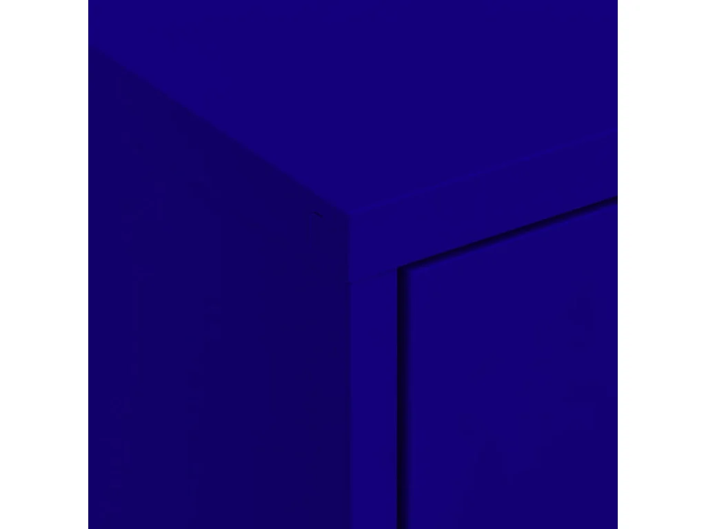 Lagerschrank Marineblau 80x35x101,5 cm Stahl